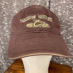 Orange County Choppers Hat Brown Adjustable Baseball Cap Motorcycle